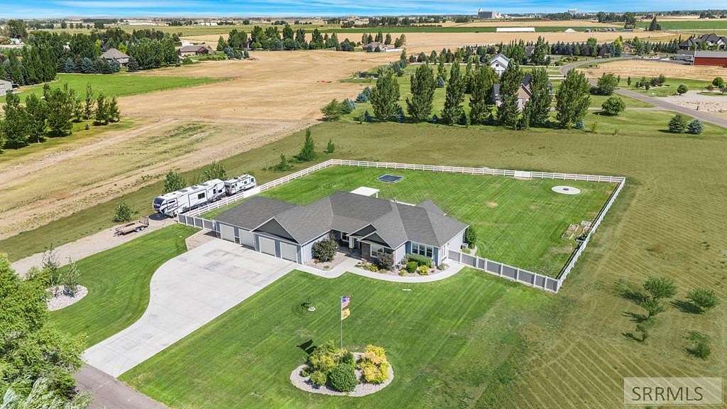 5 Acres of Land with Home for Sale in Shelley, Idaho