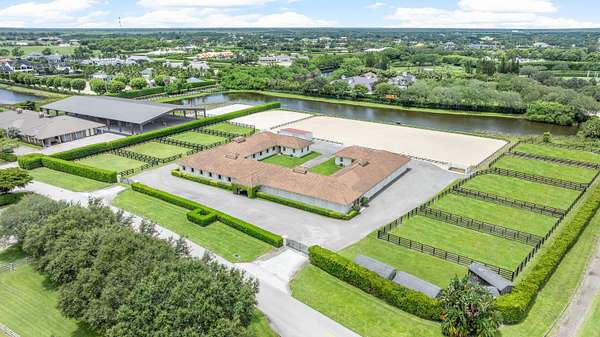 6.53 Acres of Land with Home for Lease in Wellington, Florida