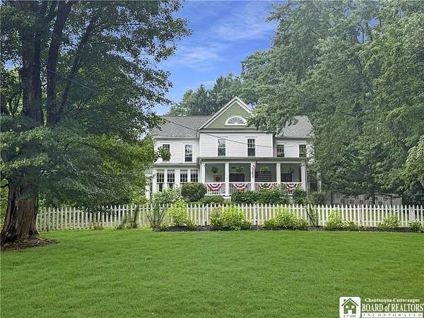 4.8 Acres of Residential Land with Home for Sale in Bemus Point, New York