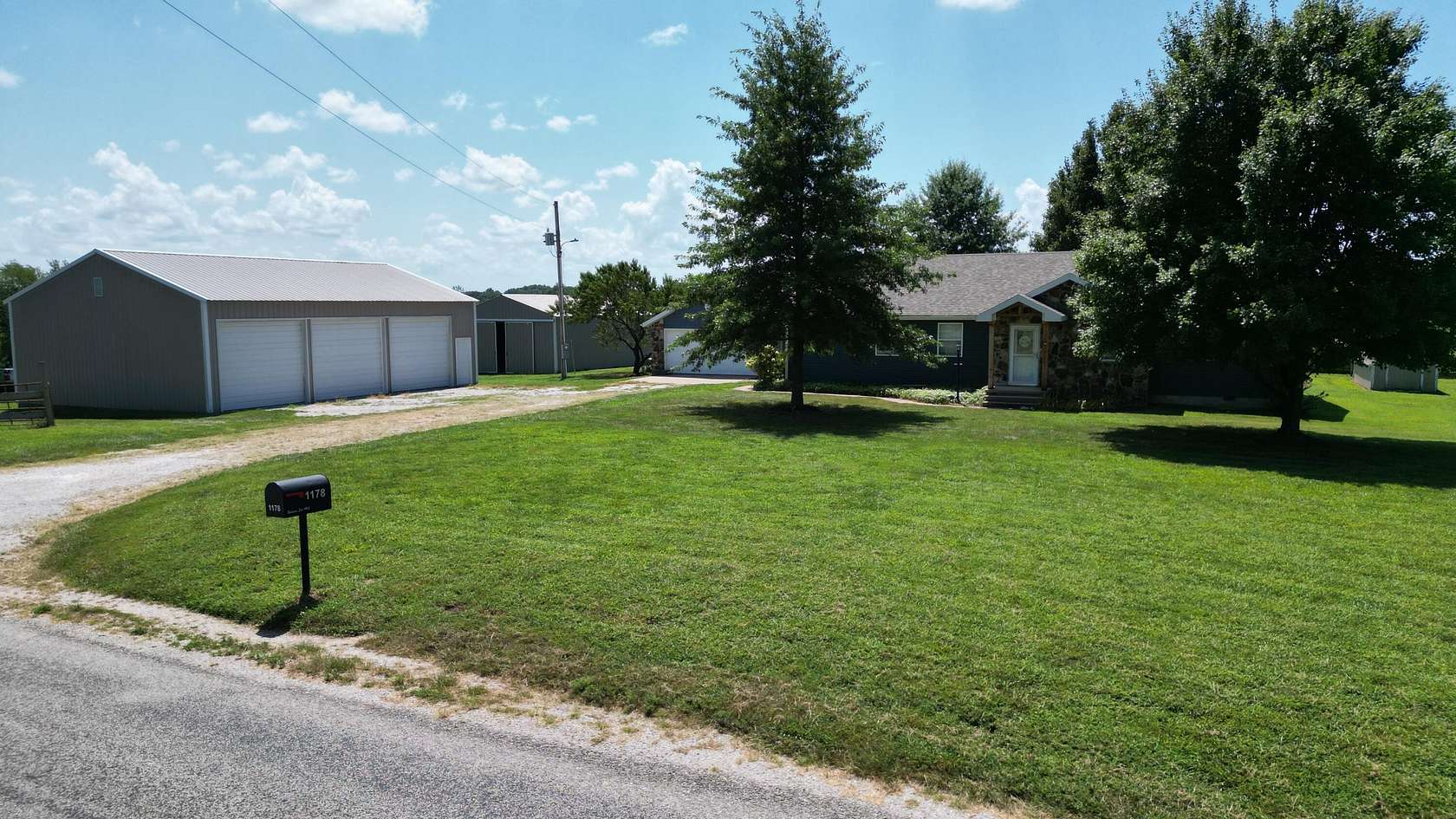 5 Acres of Residential Land with Home for Sale in Bolivar, Missouri