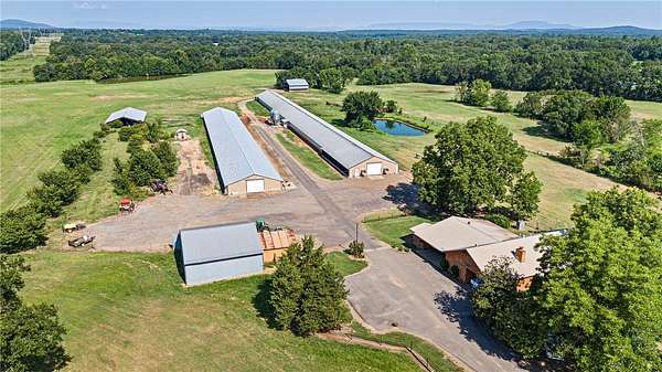 44 Acres of Agricultural Land with Home for Sale in Ola, Arkansas