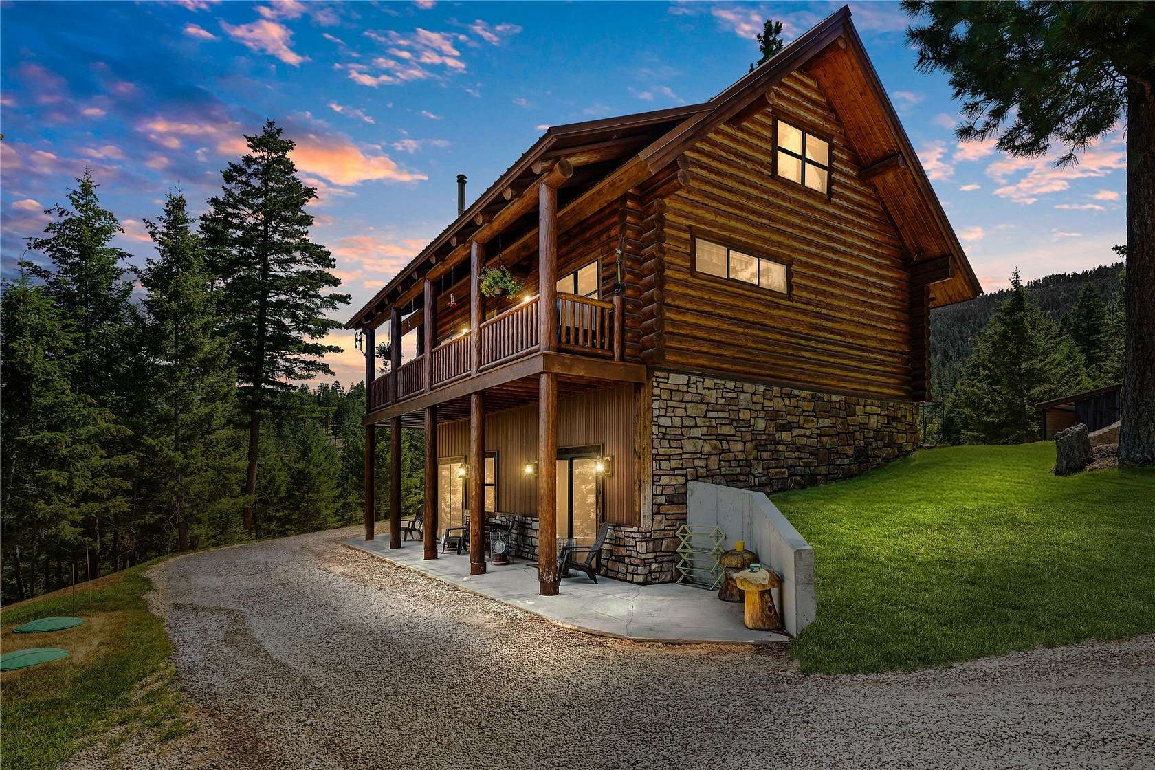 20.2 Acres of Recreational Land with Home for Sale in Stevensville, Montana