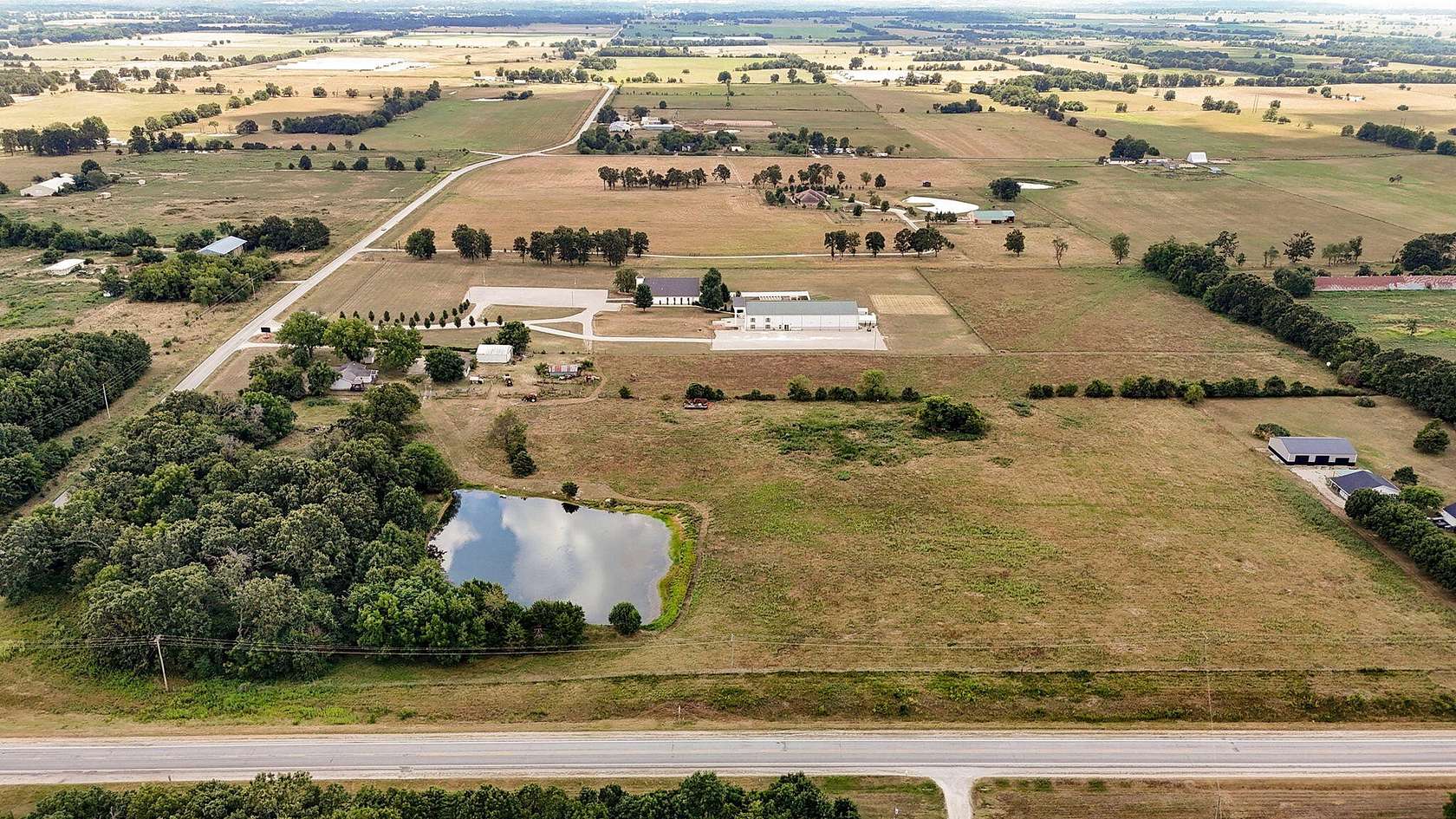 18 Acres of Recreational Land with Home for Sale in Mount Vernon, Missouri