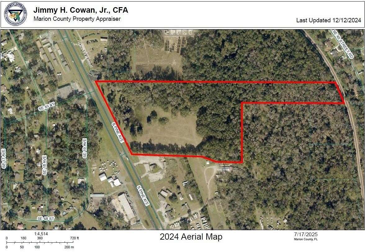 24 Acres of Commercial Land for Sale in Ocala, Florida
