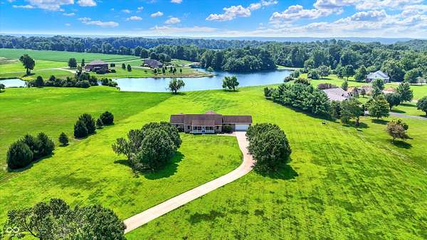 5.49 Acres of Residential Land with Home for Sale in Trafalgar, Indiana