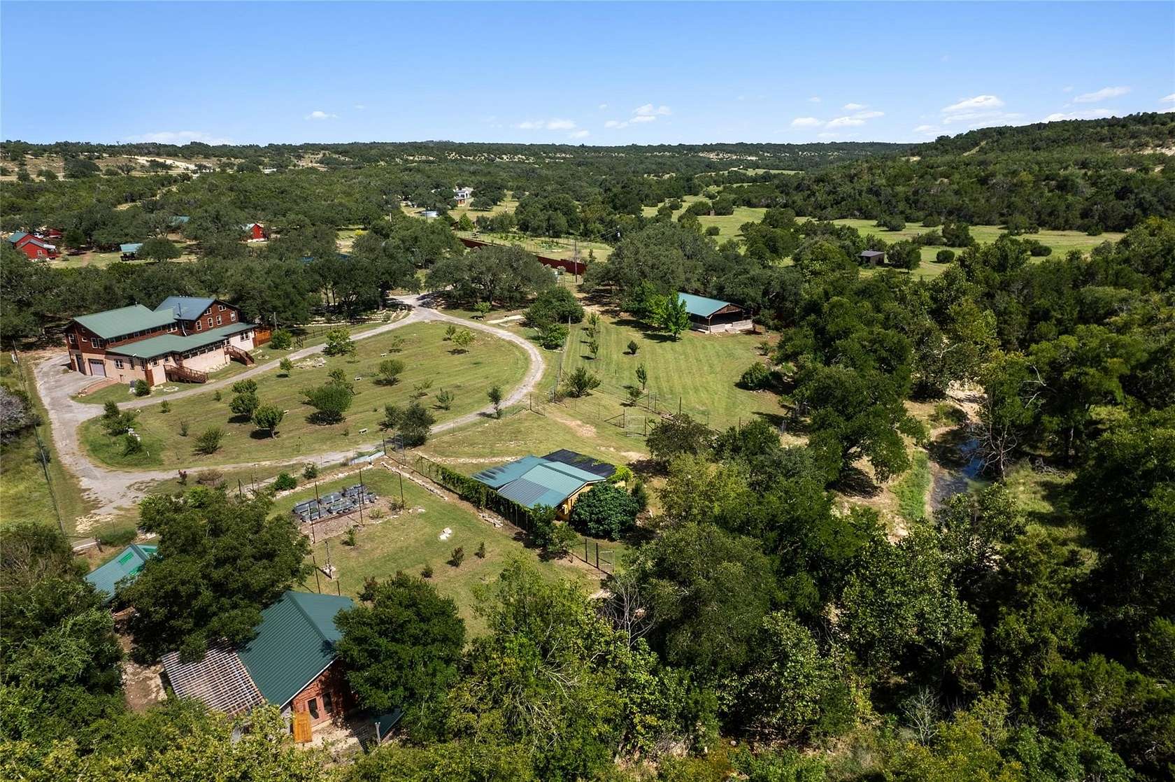 24.5 Acres of Recreational Land with Home for Sale in Johnson City, Texas
