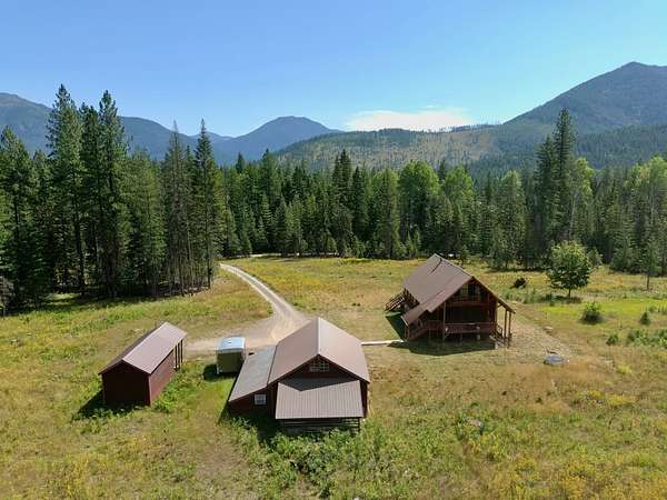 20 Acres of Recreational Land with Home for Sale in Heron, Montana