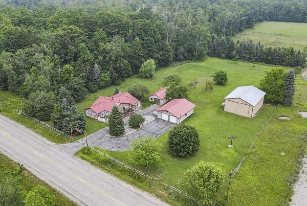 2.16 Acres of Residential Land with Home for Sale in Afton, Michigan