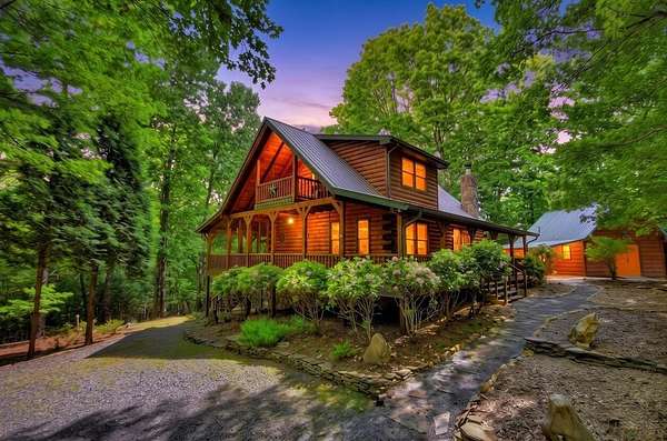 3.75 Acres of Land with Home for Sale in Blue Ridge, Georgia
