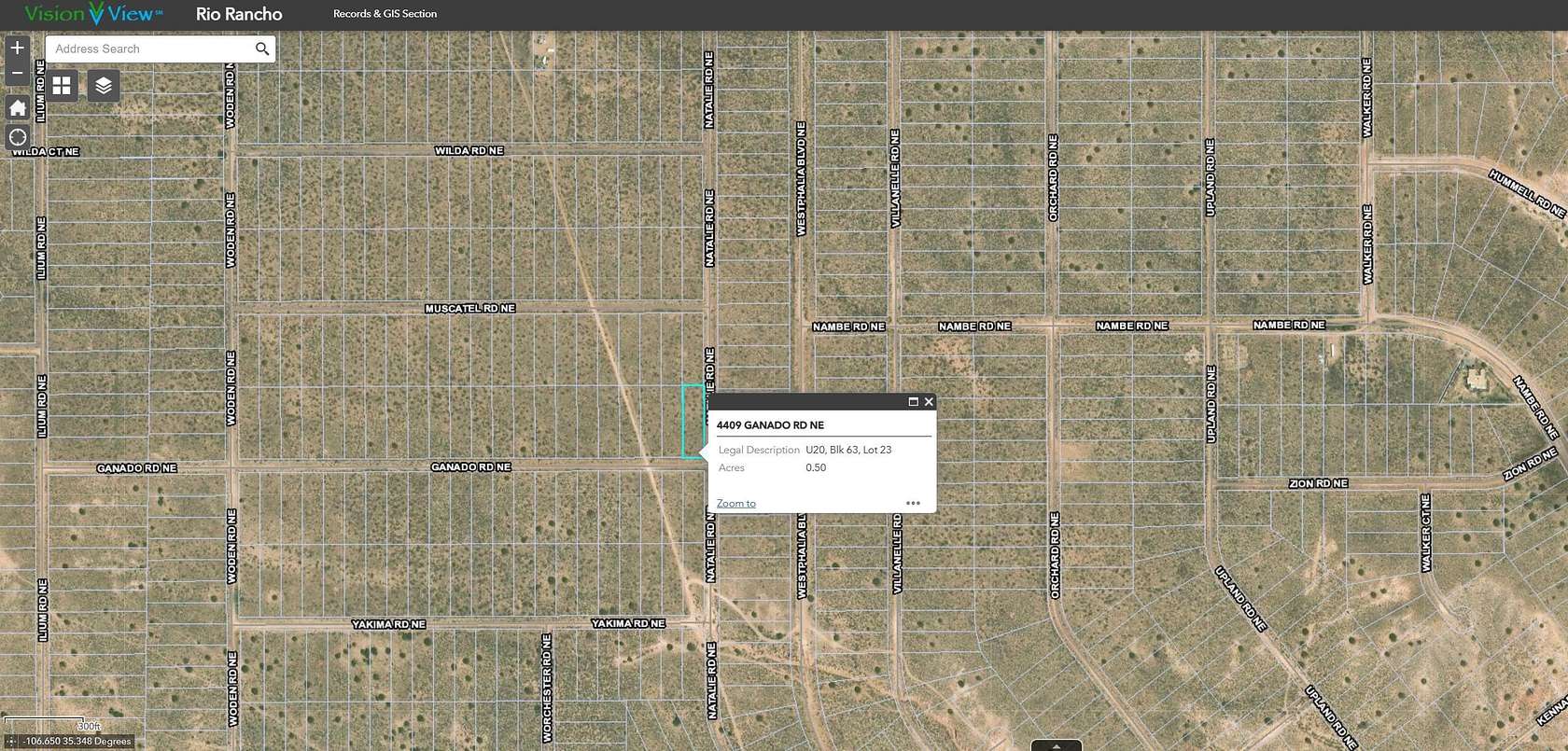 0.5 Acres of Land for Sale in Rio Rancho, New Mexico