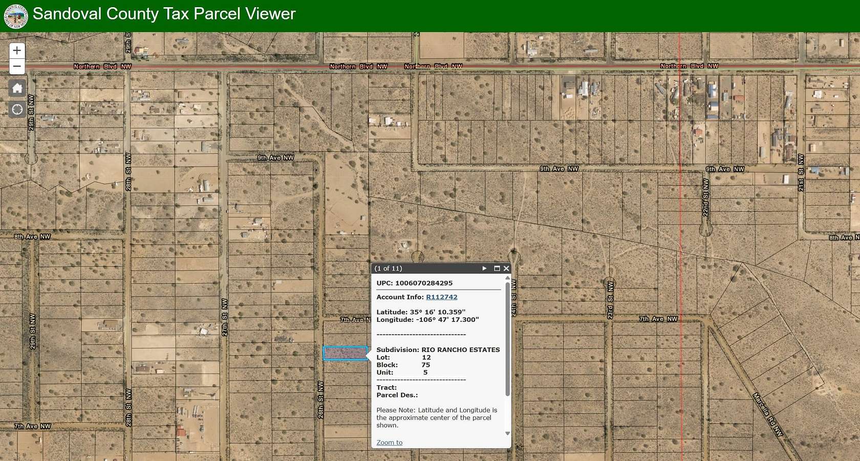0.5 Acres of Land for Sale in Rio Rancho, New Mexico