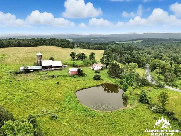 55.2 Acres of Land with Home for Sale in Forksville, Pennsylvania