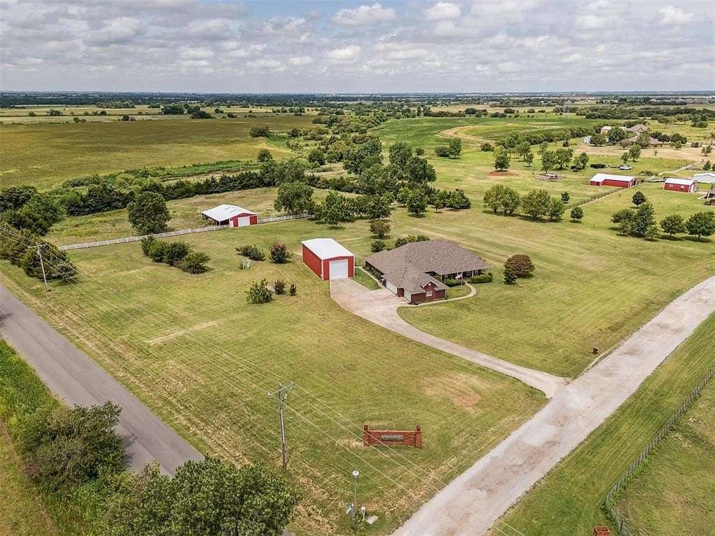 6.48 Acres of Residential Land with Home for Sale in Yukon, Oklahoma
