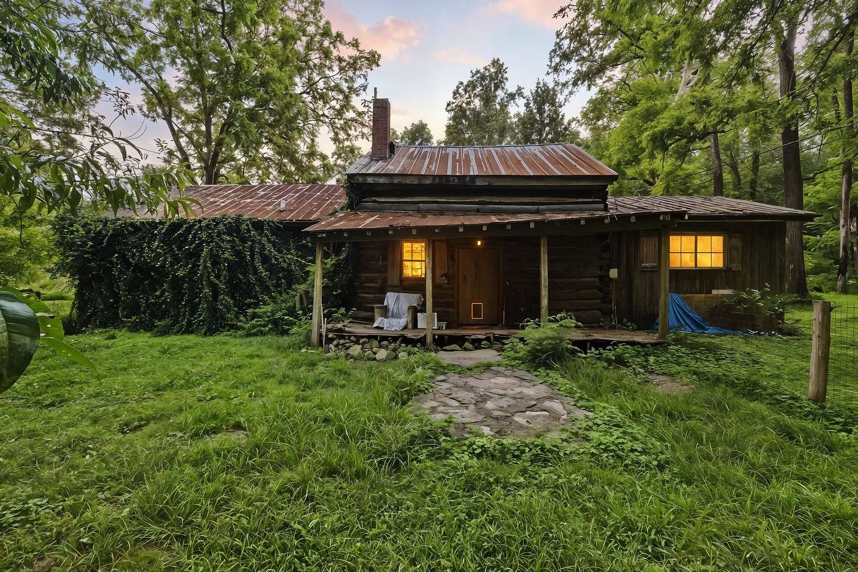 32.1 Acres of Land with Home for Sale in Vanleer, Tennessee