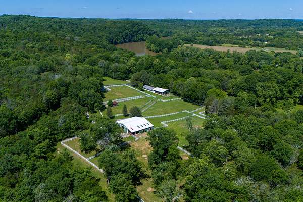 48.5 Acres of Agricultural Land with Home for Sale in Lebanon, Tennessee