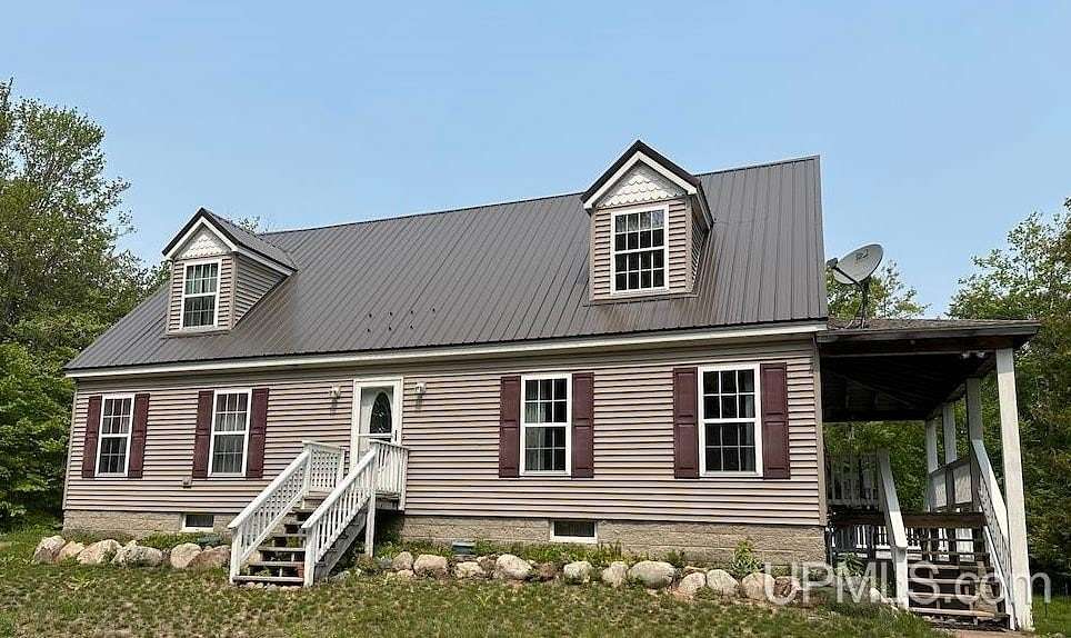 10 Acres of Residential Land with Home for Sale in Grand Marais, Michigan