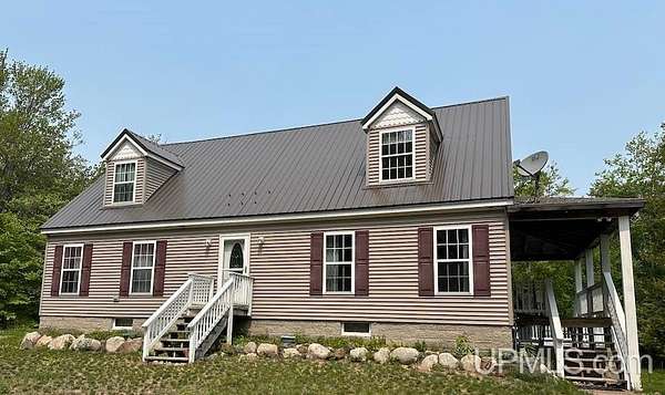 10 Acres of Residential Land with Home for Sale in Grand Marais, Michigan