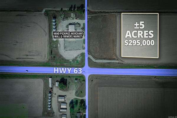 5 Acres of Commercial Land for Sale in Hoxie, Arkansas