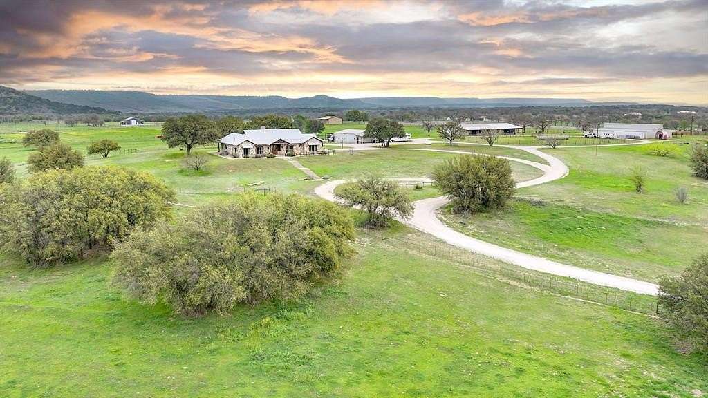 75.7 Acres of Land with Home for Sale in Santo, Texas
