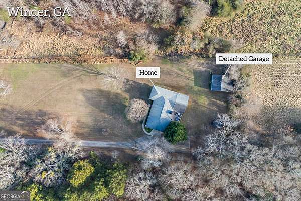 2.53 Acres of Residential Land with Home for Sale in Winder, Georgia