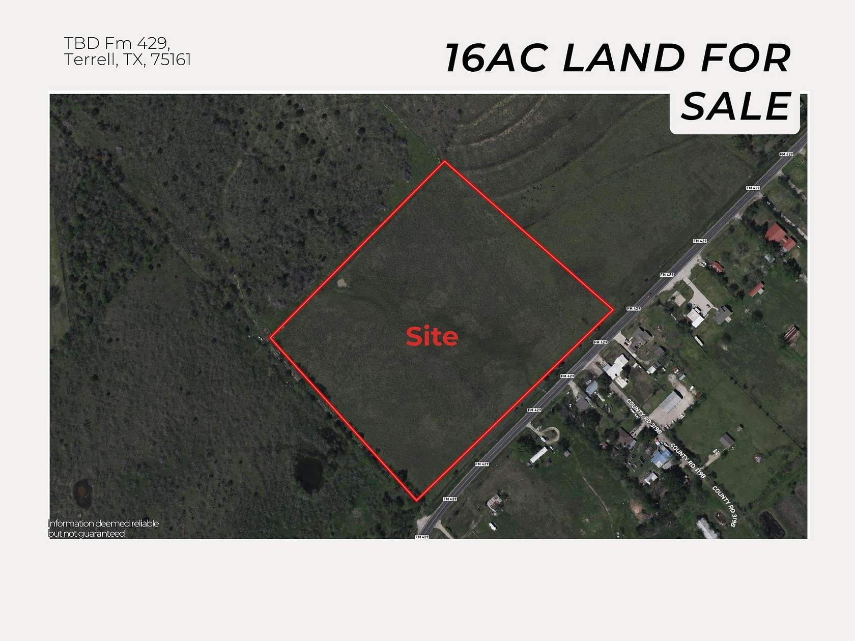 16 Acres of Commercial Land for Sale in Terrell, Texas