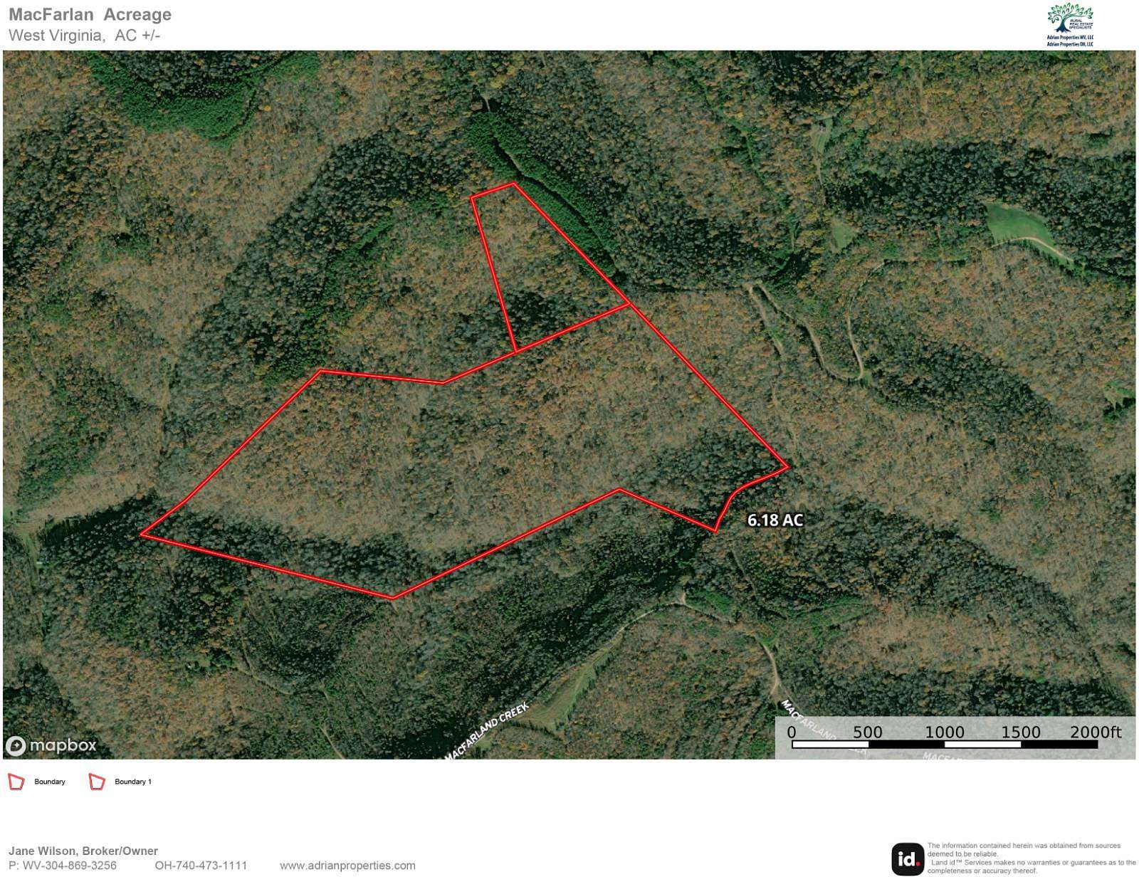 114 Acres of Recreational Land for Sale in Macfarlan, West Virginia