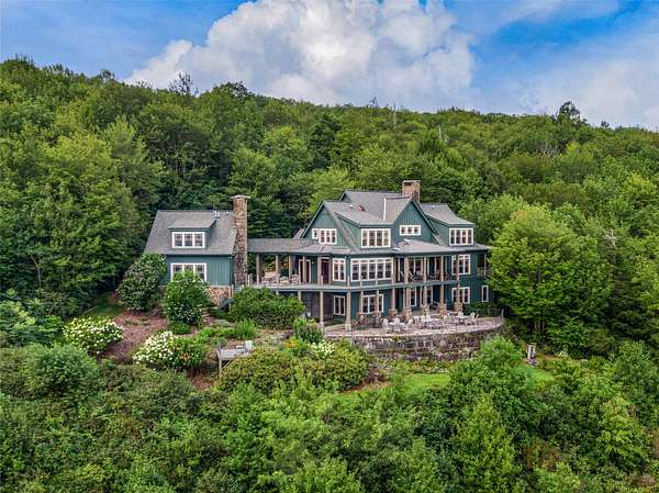 7.1 Acres of Residential Land with Home for Sale in Lake Toxaway, North Carolina