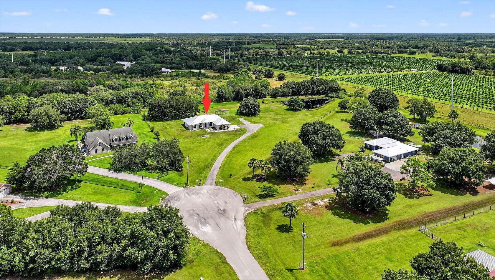 3.36 Acres of Residential Land with Home for Sale in Okeechobee, Florida