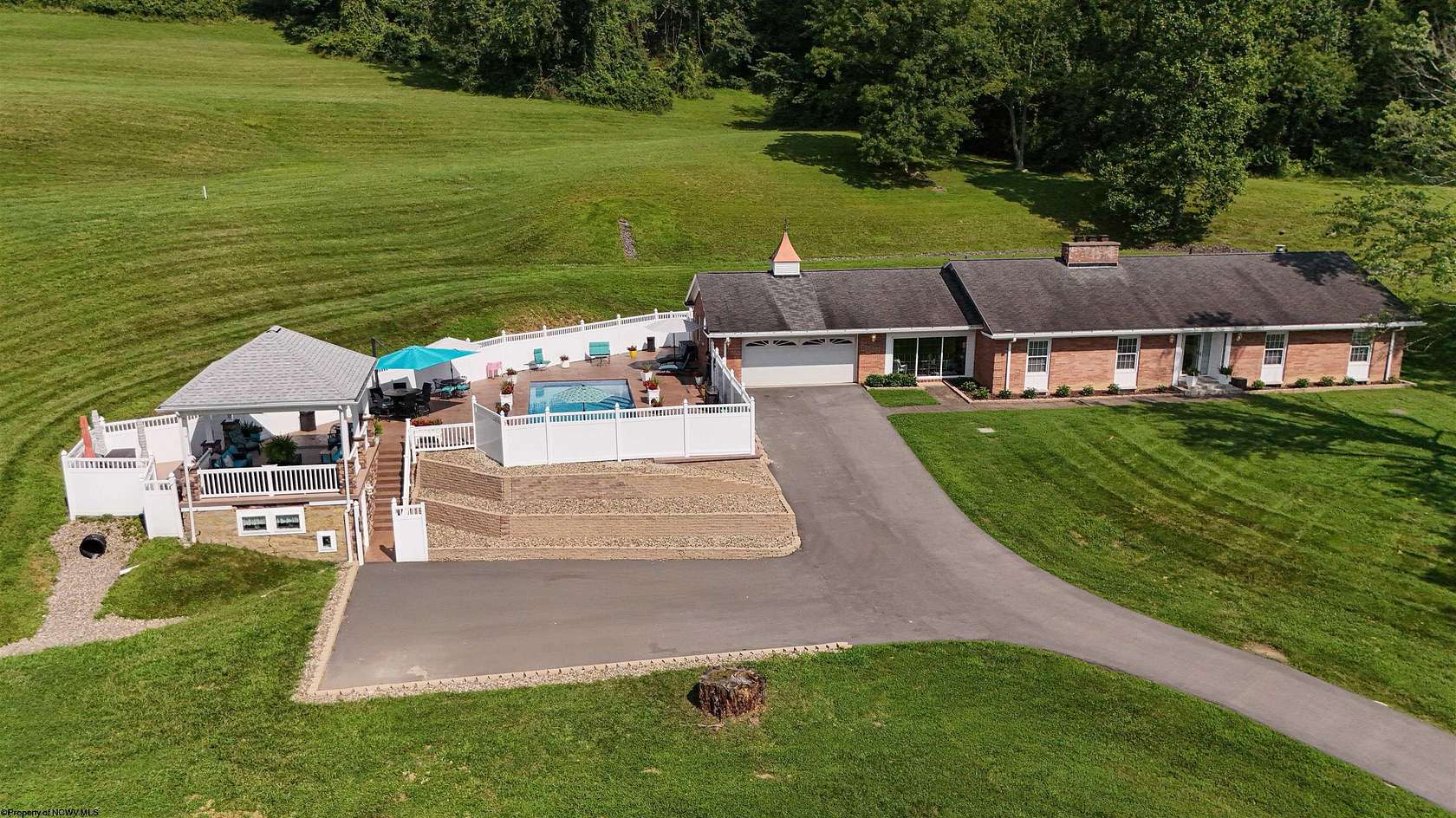 19.5 Acres of Land with Home for Sale in Fairmont, West Virginia