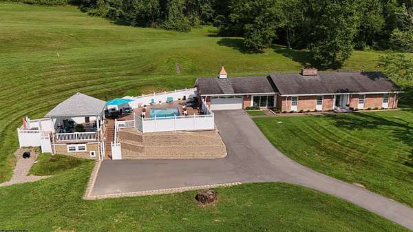 19.5 Acres of Land with Home for Sale in Fairmont, West Virginia