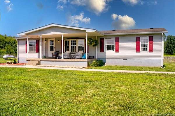 12 Acres of Land with Home for Sale in Henryville, Indiana