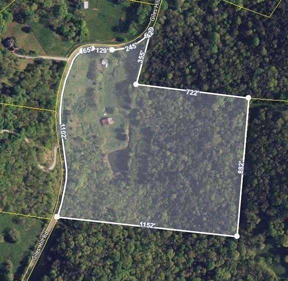 25 Acres of Recreational Land for Sale in College Grove, Tennessee