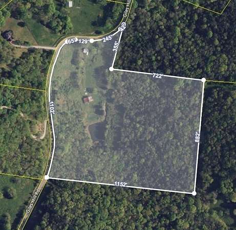 25 Acres of Recreational Land for Sale in College Grove, Tennessee