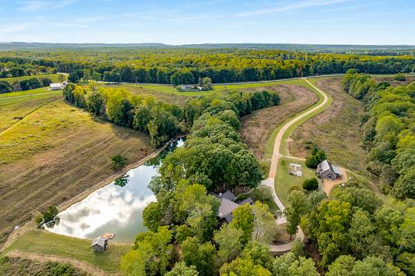 149 Acres of Recreational Land with Home for Sale in Primm Springs, Tennessee