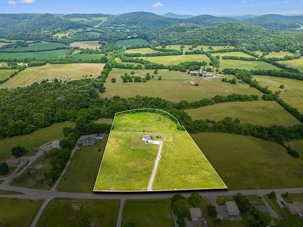 7.14 Acres of Residential Land with Home for Sale in Bradyville, Tennessee