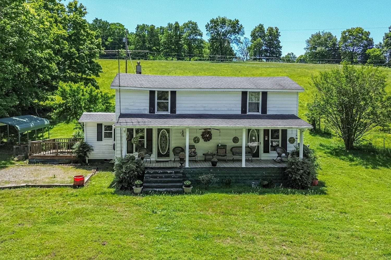 16.2 Acres of Land with Home for Sale in Cornersville, Tennessee