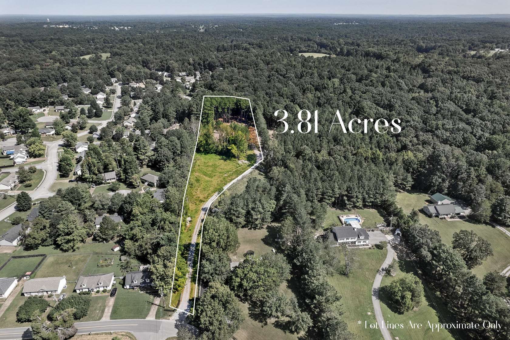 3.8 Acres of Residential Land for Sale in Fairview, Tennessee