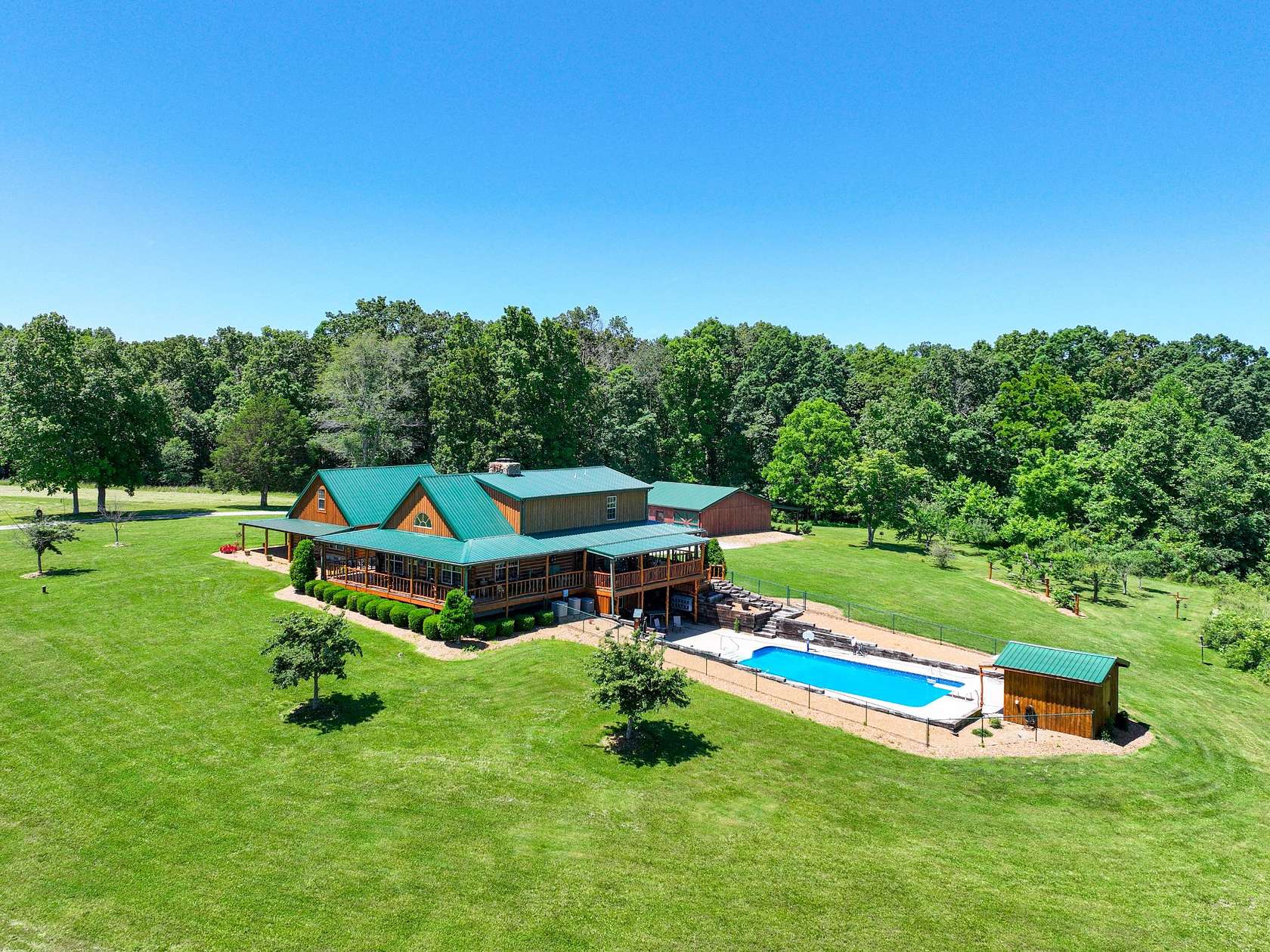 22.8 Acres of Recreational Land with Home for Sale in Leoma, Tennessee