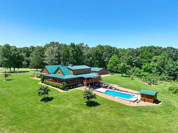 22.8 Acres of Recreational Land with Home for Sale in Leoma, Tennessee