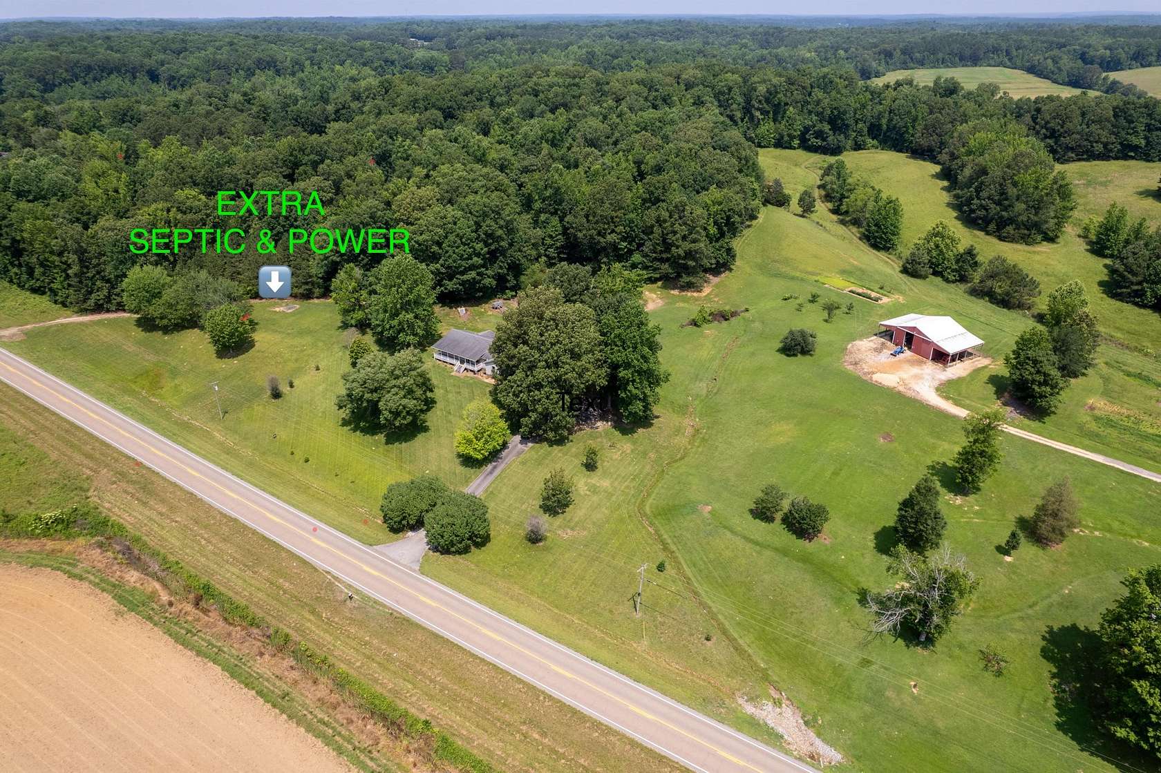 2 Acres of Residential Land with Home for Sale in Reagan, Tennessee