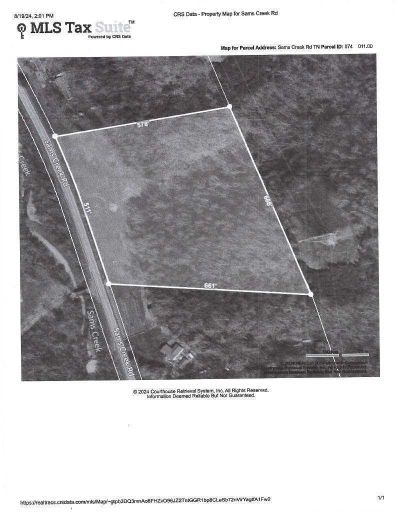 7.8 Acres of Residential Land for Sale in Ashland City, Tennessee