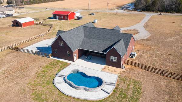 13.8 Acres of Land with Home for Sale in Lewisburg, Tennessee