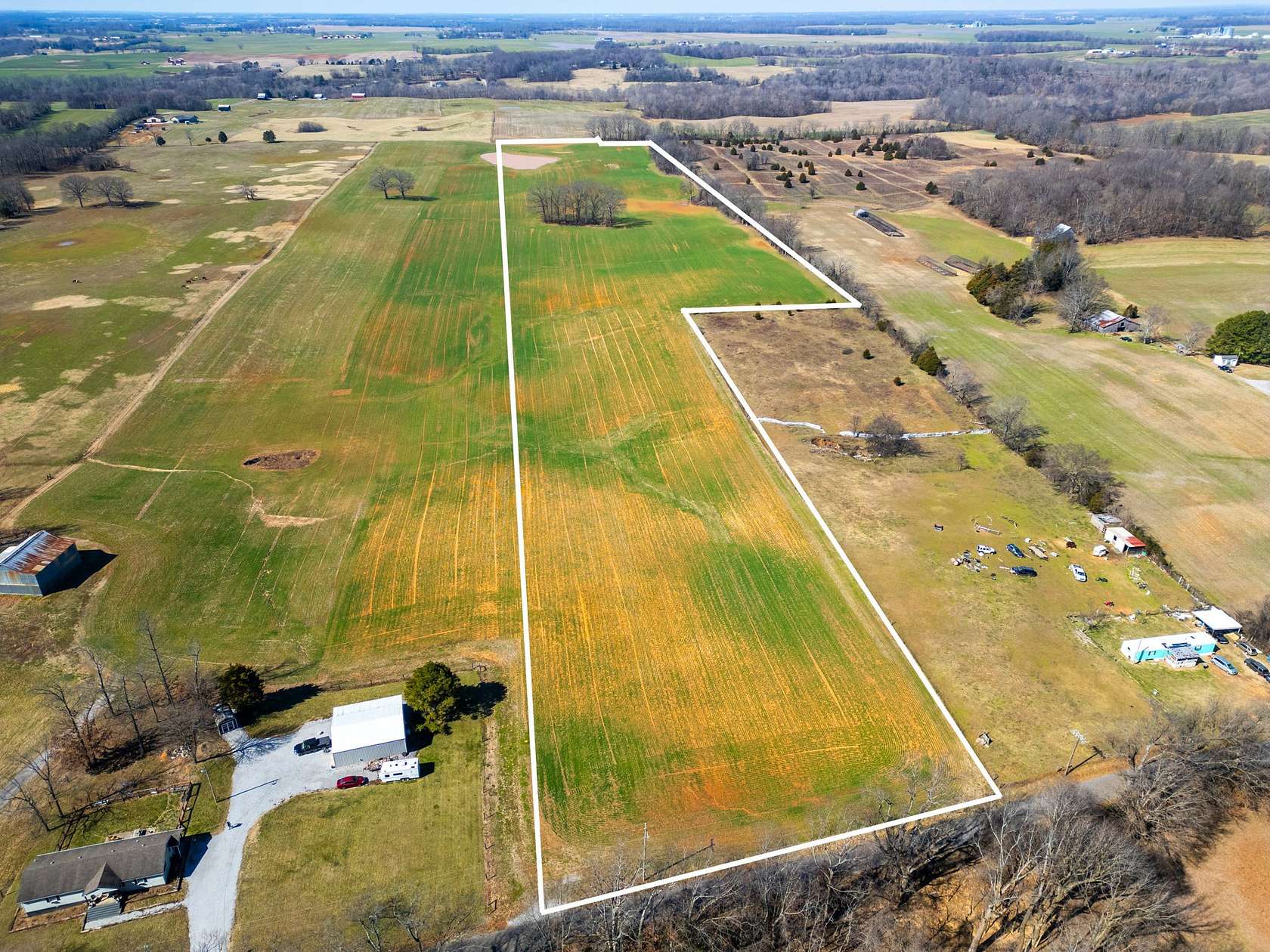 29.4 Acres of Agricultural Land for Sale in Cedar Hill, Tennessee