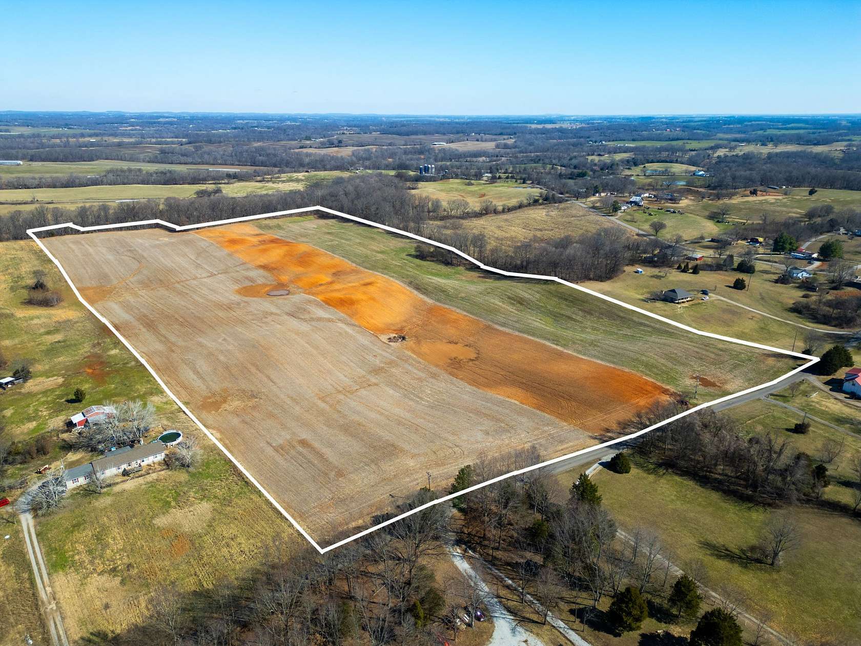 41.3 Acres of Agricultural Land for Sale in Cedar Hill, Tennessee