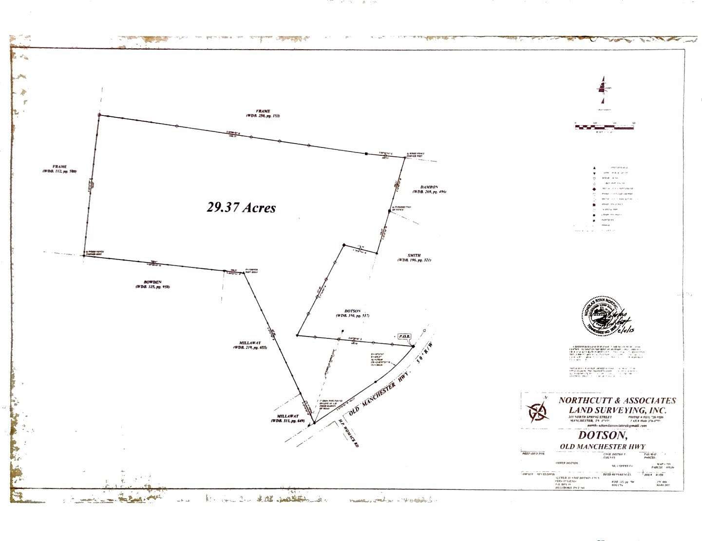 29.4 Acres of Recreational Land for Sale in Tullahoma, Tennessee