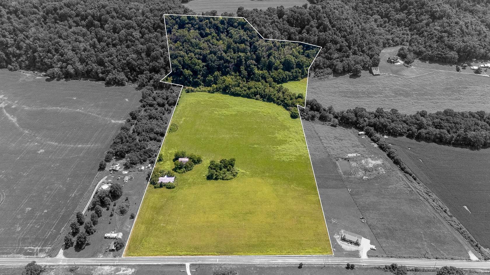 25 Acres of Agricultural & Residential Land for Sale in Lawrenceburg, Tennessee