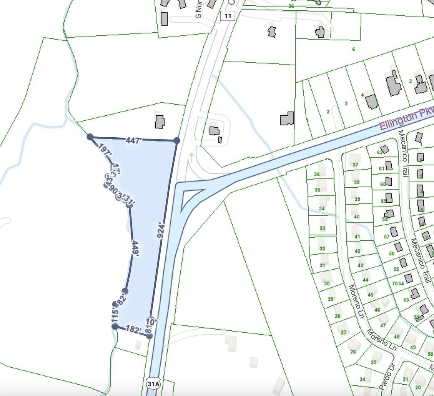 5.38 Acres of Commercial Land for Sale in Lewisburg, Tennessee