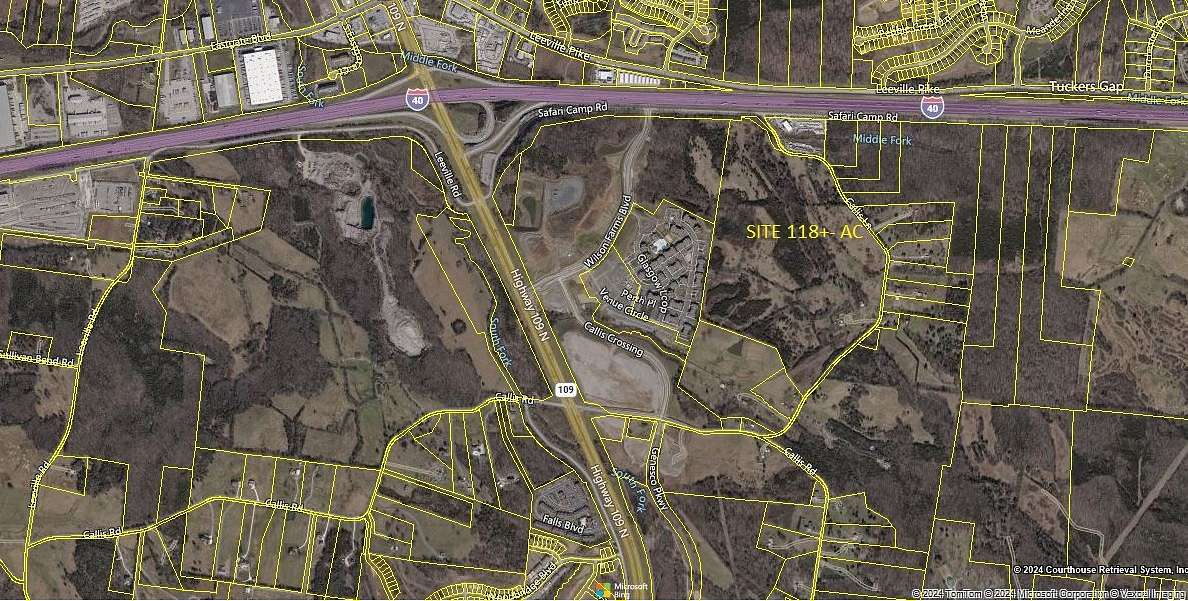 116 Acres of Land for Sale in Lebanon, Tennessee