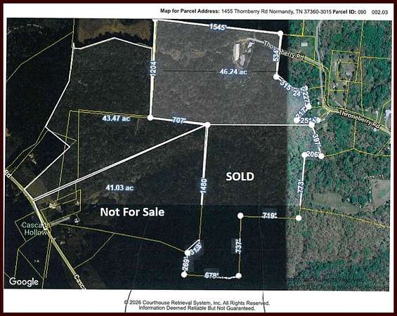 90 Acres of Land for Sale in Normandy, Tennessee