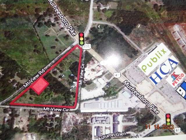 16 Acres of Commercial Land for Sale in Antioch, Tennessee